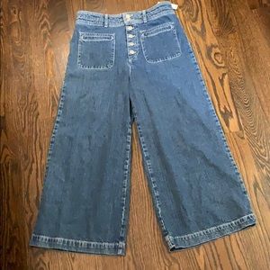 NEW WITH TAGS Free people wide leg jeans